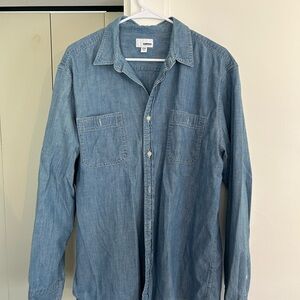 Denim Button-Up Shirt